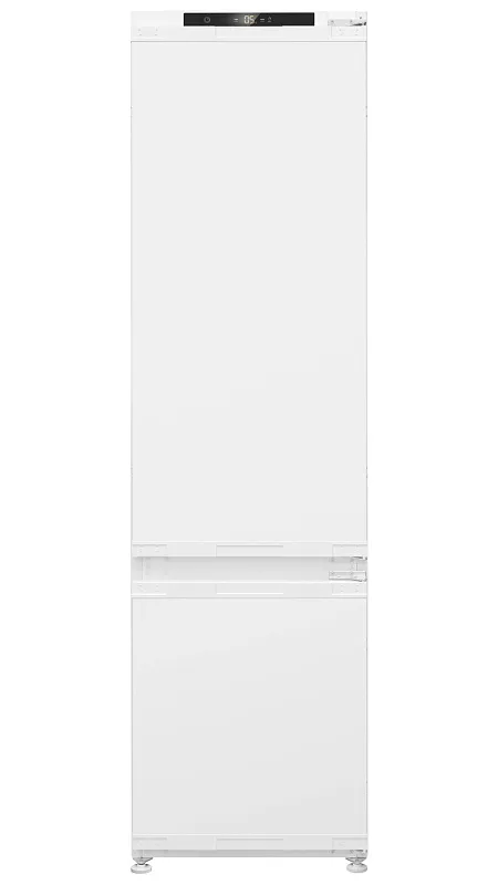 Холодильник встраиваемый MEFERI MBR193 COMBI NO FROST POWER (модификация 2025), двухкамерный, двухдверный, перенавешиваемые двери, суперохлаждение, с зоной свежести