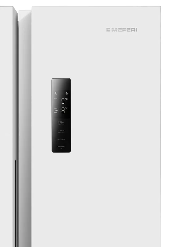Холодильник отдельностоящий с инвертором MEFERI MFR78WH TOTAL NO FROST SIDE BY SIDE ULTRA