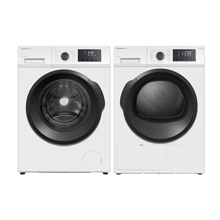 Комплект из стиральной и сушильной машин белый MEFERI MS10WH85 ULTRA