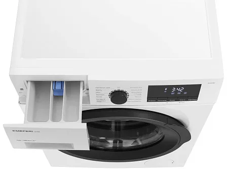 Стиральная машина с инвертором MEFERI MFW101415WH ULTRA отдельностоящая белая, загрузка 10 кг, с возможностью установки в колонну Стиральная машина с инвертором MEFERI MFW101415WH ULTRA отдельностоящая белая, загрузка 10 кг, с возможностью установки в колонну