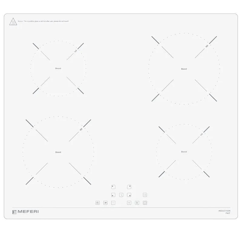 Комплект встраиваемой техники 60см белый MEFERI MS60WH33