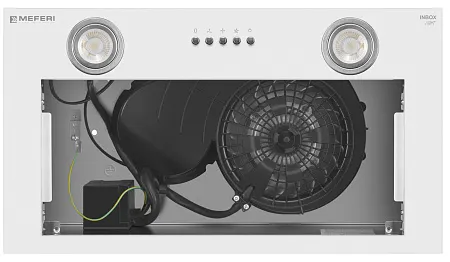 Вытяжка кухонная MEFERI INBOX52WH LIGHT, 52 см, встраиваемая, белая, производительность 650 м3/ч, 3 скорости, низкий уровень шума, режимы отвод и рециркуляция, гарантия 3 года Вытяжка кухонная MEFERI INBOX52WH LIGHT, 52 см, встраиваемая, белая, производительность 650 м3/ч, 3 скорости, низкий уровень шума, режимы отвод и рециркуляция, гарантия 3 года
