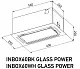 Вытяжка кухонная MEFERI INBOX60BK GLASS POWER, 60 см, встраиваемая, черная, стекло, производительность 900 м3/ч, 3 скорости, низкий уровень шума, режимы отвод и рециркуляция, гарантия 3 года