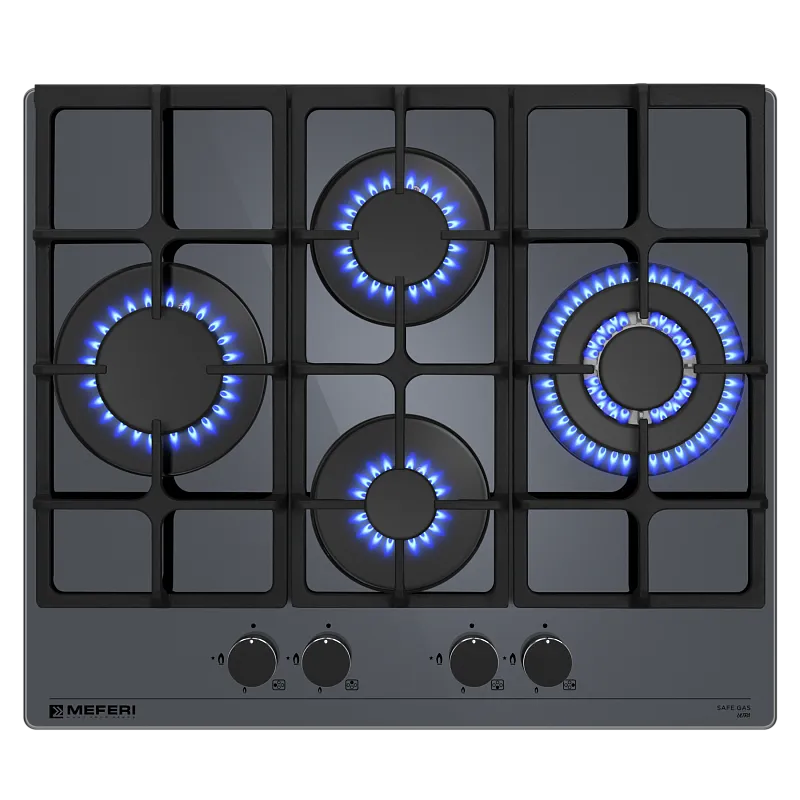 Варочная панель газовая MEFERI MGH604GR GLASS ULTRA - изображение varochnaya_panel_gazovaya_mgh604gr_glass_ultra  