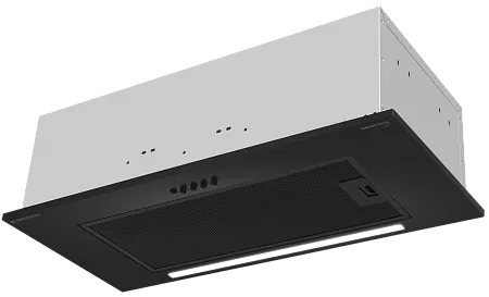 Вытяжка кухонная MEFERI SMARTBOX60BK LIGHT, 60 см, встраиваемая, черная, производительность 650 м3/ч, 3 скорости, низкий уровень шума, режимы отвод и рециркуляция, гарантия 3 года Вытяжка кухонная MEFERI SMARTBOX60BK LIGHT, 60 см, встраиваемая, черная, производительность 650 м3/ч, 3 скорости, низкий уровень шума, режимы отвод и рециркуляция, гарантия 3 года