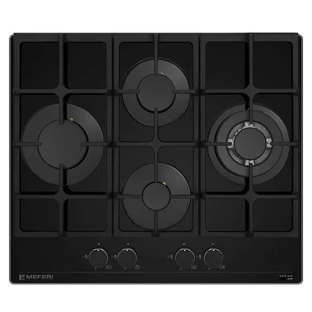 Варочная панель газовая MEFERI MGH604BK GLASS ULTRA Варочная панель газовая MEFERI MGH604BK GLASS ULTRA