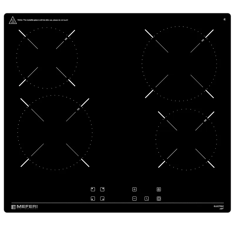 Комплект встраиваемой техники 60см черный MEFERI MS60BK02