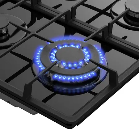 Варочная панель газовая MEFERI MGH604BK GLASS POWER Варочная панель газовая MEFERI MGH604BK GLASS POWER