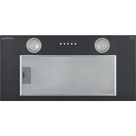Вытяжка кухонная MEFERI INBOX60BK ULTRA, 60 см, встраиваемая, черная, производительность 1100 м3/ч, 3 скорости, низкий уровень шума, режимы отвод и рециркуляция, гарантия 3 года Вытяжка кухонная MEFERI INBOX60BK ULTRA, 60 см, встраиваемая, черная, производительность 1100 м3/ч, 3 скорости, низкий уровень шума, режимы отвод и рециркуляция, гарантия 3 года
