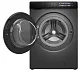 Стиральная машина с сушкой 2 в 1, инвертором и паром MEFERI MFWD1281416GR COMFORT PLUS отдельностоящая серая, загрузка 12 кг стирка, 8 кг сушка