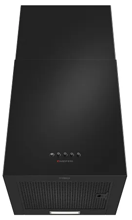 Кубическая вытяжка кухонная MEFERI ROOMBOX40BK COMFORT, пристенная, 40 см, черная, квадратная, производительность 1100 м3/ч, 3 скорости, низкий уровень шума, режимы отвод и рециркуляция, гарантия 3 года Кубическая вытяжка кухонная MEFERI ROOMBOX40BK COMFORT, пристенная, 40 см, черная, квадратная, производительность 1100 м3/ч, 3 скорости, низкий уровень шума, режимы отвод и рециркуляция, гарантия 3 года