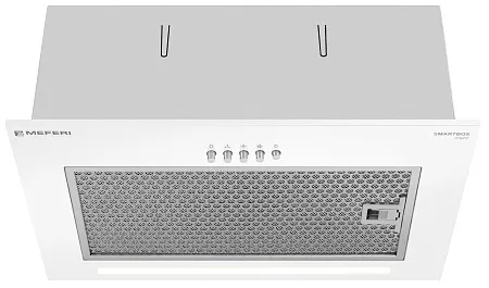 Вытяжка кухонная MEFERI SMARTBOX45WH POWER, 45 см, встраиваемая, белая, производительность 900 м3/ч, 3 скорости, низкий уровень шума, режимы отвод и рециркуляция, гарантия 3 года Вытяжка кухонная MEFERI SMARTBOX45WH POWER, 45 см, встраиваемая, белая, производительность 900 м3/ч, 3 скорости, низкий уровень шума, режимы отвод и рециркуляция, гарантия 3 года