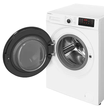 Стиральная машина с инвертором и паром MEFERI MFW091216WH ULTRA отдельностоящая белая, загрузка 9 кг Стиральная машина с инвертором и паром MEFERI MFW091216WH ULTRA отдельностоящая белая, загрузка 9 кг