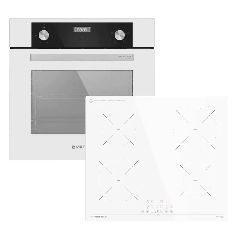 Комплект встраиваемой техники 60см белый MEFERI MS60WH03 - изображение komplekt_vstraivaemoy_tekhniki_meferi_60sm_belyy_ms60wh03  