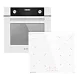 Комплект встраиваемой техники 60см белый MEFERI MS60WH03 - изображение komplekt_vstraivaemoy_tekhniki_meferi_60sm_belyy_ms60wh03  