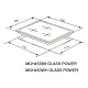 Варочная панель газовая MEFERI MGH453WH GLASS POWER Варочная панель газовая MEFERI MGH453WH GLASS POWER