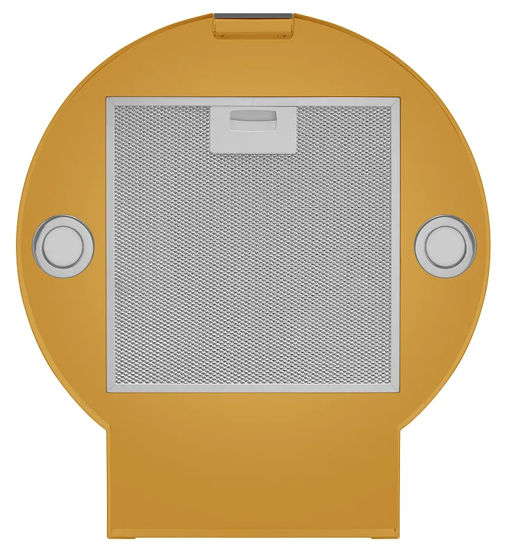 Вытяжка кухонная цилиндрическая настенная MEFERI TUBE40GOLD COMFORT PLUS, 40 см, золотая, производительность 1200 м3/ч, 5 скоростей, режимы отвод и рециркуляция, сенсорное управление, гарантия 3 года