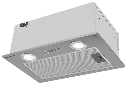 Вытяжка кухонная MEFERI INBOX45IX LIGHT, 45 см, встраиваемая, серая, производительность 650 м3/ч, 3 скорости, низкий уровень шума, режимы отвод и рециркуляция, гарантия 3 года Вытяжка кухонная MEFERI INBOX45IX LIGHT, 45 см, встраиваемая, серая, производительность 650 м3/ч, 3 скорости, низкий уровень шума, режимы отвод и рециркуляция, гарантия 3 года