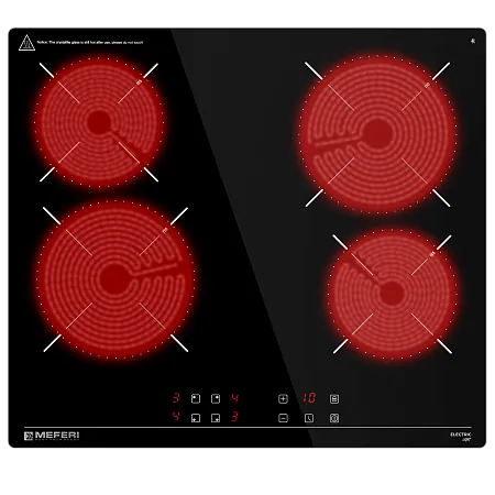 Варочная панель электрическая MEFERI MEH604BK LIGHT Варочная панель электрическая MEFERI MEH604BK LIGHT
