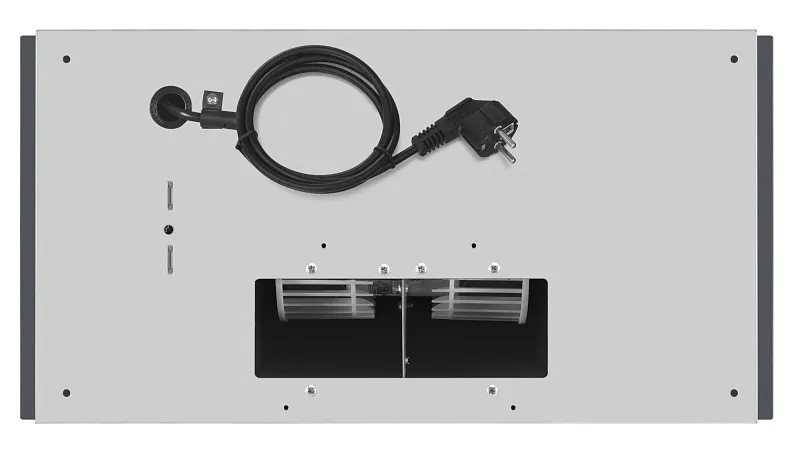 Вытяжка кухонная MEFERI INBOX60GR GLASS ULTRA, 60 см, встраиваемая, серая, стекло, производительность 900 м3/ч, 3 скорости, низкий уровень шума, режимы отвод и рециркуляция, гарантия 3 года