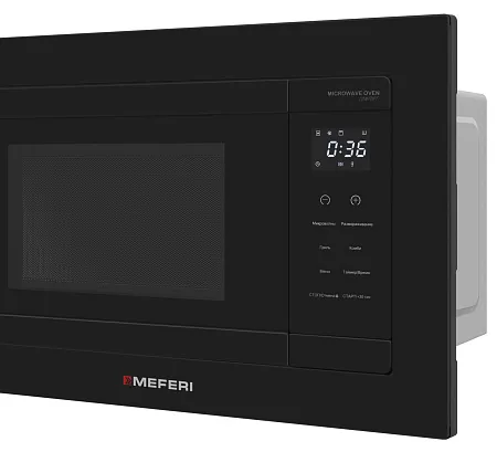 Микроволновая печь встраиваемая MEFERI MMO6020BK COMFORT Микроволновая печь встраиваемая MEFERI MMO6020BK COMFORT