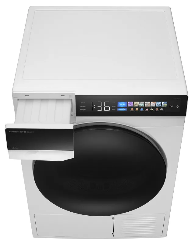 Сушильная машина с инвертором и тепловым насосом MEFERI MDR1016WH HP COMFORT