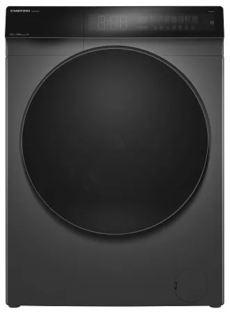 Стиральная машина с инвертором и паром MEFERI MFW101216GR COMFORT отдельностоящая серая, загрузка 10 кг, с возможностью установки в колонну, с сенсорным управлением Стиральная машина с инвертором и паром MEFERI MFW101216GR COMFORT отдельностоящая серая, загрузка 10 кг, с возможностью установки в колонну, с сенсорным управлением
