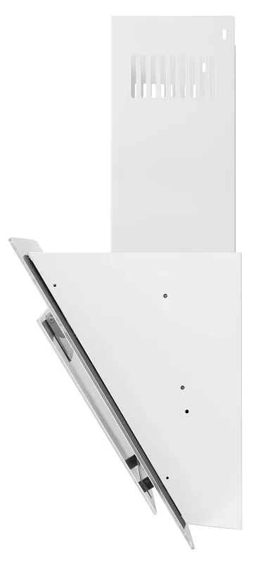 Вытяжка кухонная MEFERI AIRBOX60WH POWER, 60 см, наклонная, белая, стекло, производительность 900 м3/ч, 3 скорости, низкий уровень шума, режимы отвод и рециркуляция, гарантия 3 года