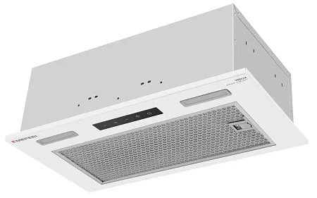 Вытяжка кухонная MEFERI INBOX52WH SENSOR COMFORT, 52 см, встраиваемая, белая, производительность 950 м3/ч, 3 скорости, низкий уровень шума, режимы отвод и рециркуляция, сенсорное управление, пульт дистационного управления, гарантия 3 года Вытяжка кухонная MEFERI INBOX52WH SENSOR COMFORT, 52 см, встраиваемая, белая, производительность 950 м3/ч, 3 скорости, низкий уровень шума, режимы отвод и рециркуляция, сенсорное управление, пульт дистационного управления, гарантия 3 года