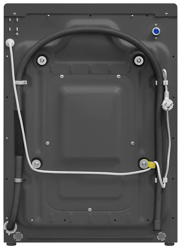 Стиральная машина с инвертором и паром MEFERI MFW121416GR COMFORT PLUS отдельностоящая серая, загрузка 12 кг, с сенсорным управлением