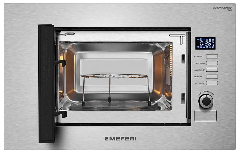 Микроволновая печь встраиваемая  MEFERI MMO6020IX SLIM POWER