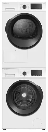 Колонна из стиральной и сушильной машин белая MEFERI MS10WH81 ULTRA Колонна из стиральной и сушильной машин белая MEFERI MS10WH81 ULTRA