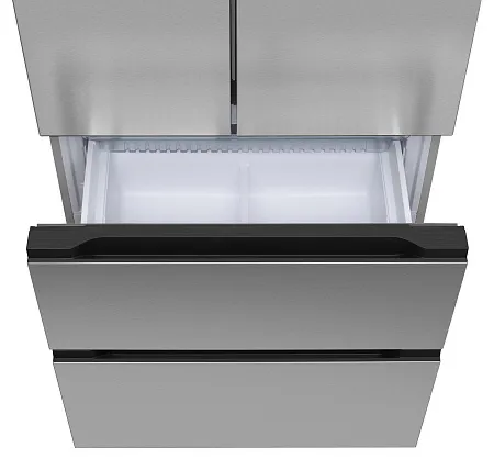 Холодильник отдельностоящий, с инвертором MEFERI MFR83IX TOTAL NO FROST FRENCH DOOR COMFORT, двухкамерный, с зоной свежести, с льдогенератором Холодильник отдельностоящий, с инвертором MEFERI MFR83IX TOTAL NO FROST FRENCH DOOR COMFORT, двухкамерный, с зоной свежести, с льдогенератором