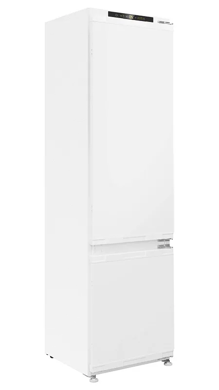 Холодильник встраиваемый, с инвертором MEFERI MBR193 TOTAL NO FROST ULTRA (модификация 2025), двухкамерный, двухдверный, перенавешиваемые двери, суперохлаждение, суперзаморозка, с зоной свежести, с металлической пластиной Metal Cooling