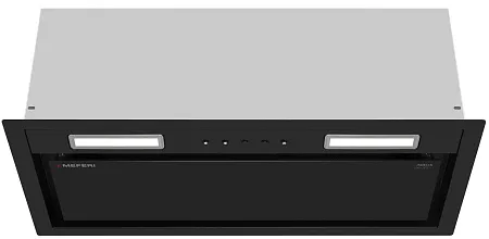 Вытяжка кухонная MEFERI INBOX60BK COMFORT PLUS, 60 см, встраиваемая, черная, производительность 1200 м3/ч, 3 скорости, низкий уровень шума, режимы отвод и рециркуляция, гарантия 3 года Вытяжка кухонная MEFERI INBOX60BK COMFORT PLUS, 60 см, встраиваемая, черная, производительность 1200 м3/ч, 3 скорости, низкий уровень шума, режимы отвод и рециркуляция, гарантия 3 года
