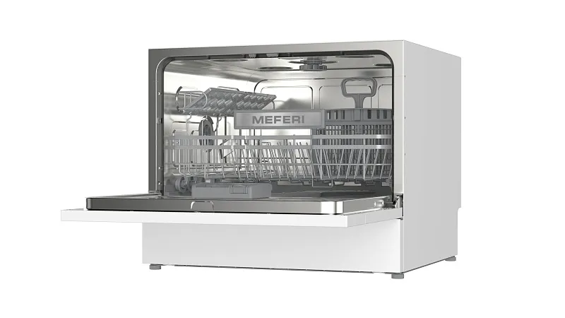 Посудомоечная машина настольная отдельностоящая MEFERI MDW4581WH FS COMPACT POWER