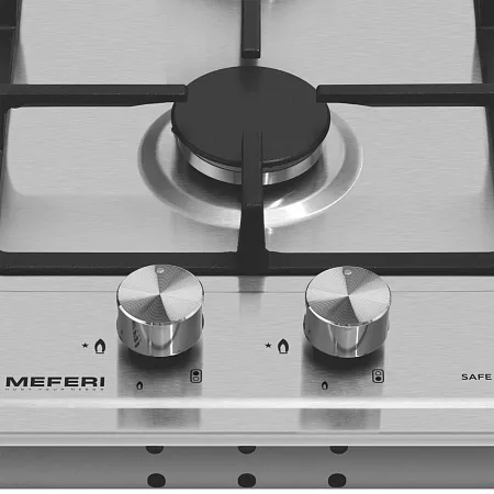 Варочная панель газовая MEFERI MGH302IX LIGHT Варочная панель газовая MEFERI MGH302IX LIGHT