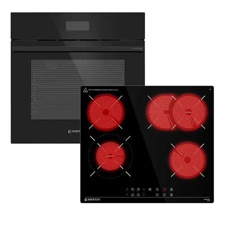 Комплект встраиваемой техники 60см черный MEFERI MS60BK72