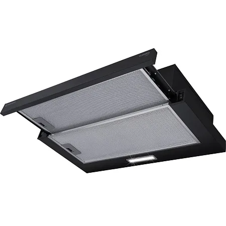 Вытяжка телескопическая кухонная MEFERI SLIDEBOX60BK LIGHT, 60 см, черный, производительность 650 м3/ч, 2 скорости, низкий уровень шума, режимы отвод и рециркуляция, гарантия 3 года Вытяжка телескопическая кухонная MEFERI SLIDEBOX60BK LIGHT, 60 см, черный, производительность 650 м3/ч, 2 скорости, низкий уровень шума, режимы отвод и рециркуляция, гарантия 3 года