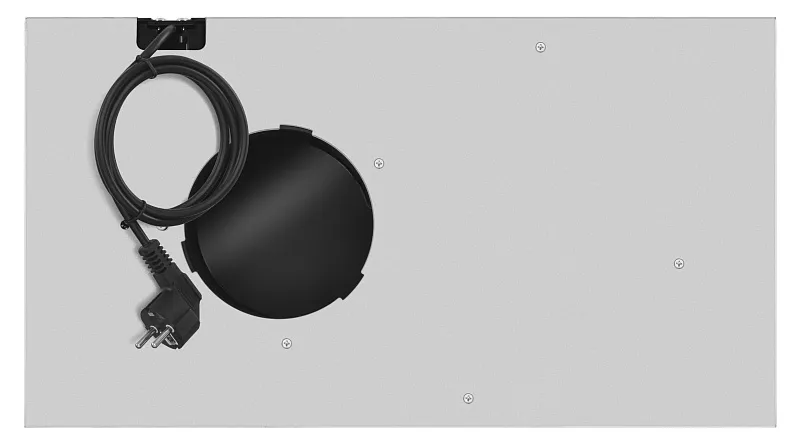 Вытяжка кухонная MEFERI INBOX52BK LIGHT, 52 см, встраиваемая, черная, производительность 650 м3/ч, 3 скорости, низкий уровень шума, режимы отвод и рециркуляция, гарантия 3 года