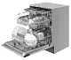 Посудомоечная машина встраиваемая с инвертором MEFERI MDW6093 LUXE 60 см, 16 комплектов посуды, 6 программ, автооткрывание, аквастоп, проекция обратного отсчёта времени, внутренняя подсветка, половинная загрузка, отсрочка