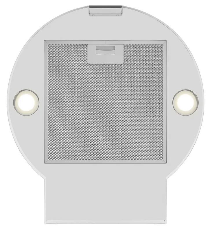 Вытяжка кухонная цилиндрическая настенная MEFERI TUBE40WH COMFORT PLUS, 40 см, белая, производительность 1200 м3/ч, 5 скоростей, низкий уровень шума, режимы отвод и рециркуляция, сенсорное управление, гарантия 3 года