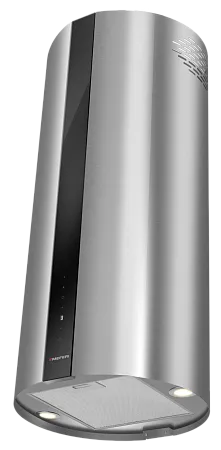 Вытяжка кухонная цилиндрическая островная MEFERI TUBE40IX ISLA COMFORT PLUS, 40 см, серая, производительность 1200 м3/ч, 5 скоростей, режимы отвод и рециркуляция, сенсорное управление, гарантия 3 года Вытяжка кухонная цилиндрическая островная MEFERI TUBE40IX ISLA COMFORT PLUS, 40 см, серая, производительность 1200 м3/ч, 5 скоростей, режимы отвод и рециркуляция, сенсорное управление, гарантия 3 года
