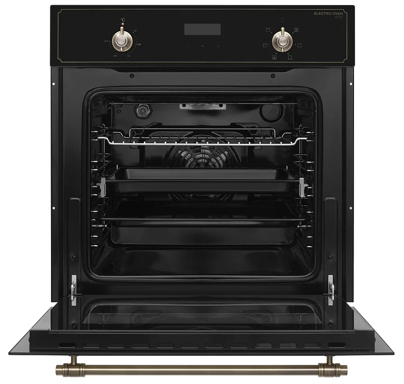 Комплект встраиваемой техники MEFERI 60см черный MS60BK77