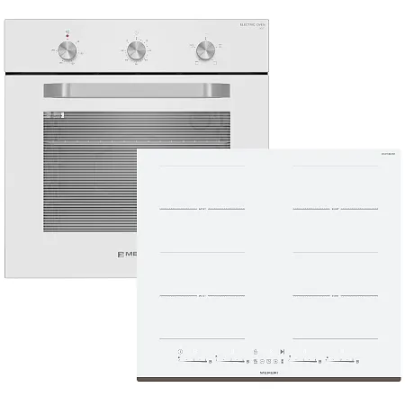 Комплект встраиваемой техники MEFERI 60см белый MS60WH27 Комплект встраиваемой техники MEFERI 60см белый MS60WH27