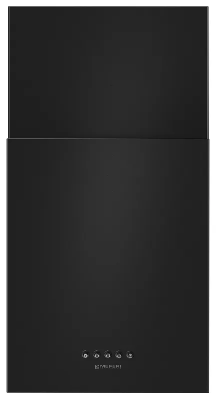 Кубическая вытяжка кухонная MEFERI ROOMBOX40BK LIGHT, пристенная, 40 см, черная, квадратная, производительность 650 м3/ч, 3 скорости, низкий уровень шума, режимы отвод и рециркуляция, гарантия 3 года