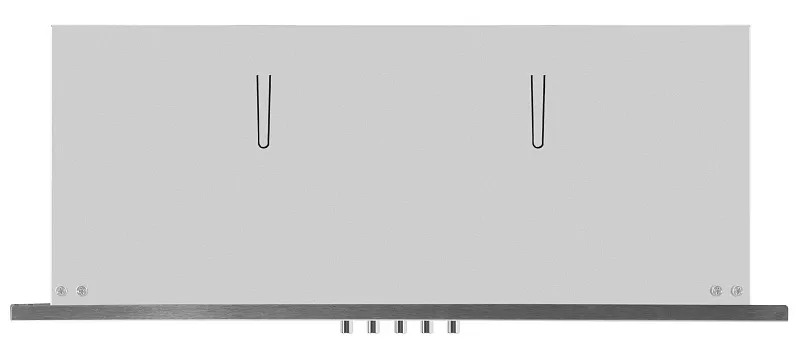 Вытяжка кухонная MEFERI SMARTBOX45IX POWER, 45 см, встраиваемая, серая, производительность 900 м3/ч, 3 скорости, низкий уровень шума, режимы отвод и рециркуляция, гарантия 3 года