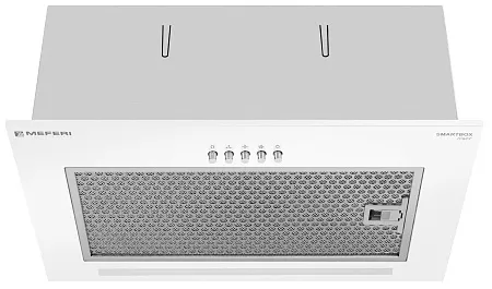 Вытяжка кухонная MEFERI SMARTBOX45WH POWER, 45 см, встраиваемая, белая, производительность 900 м3/ч, 3 скорости, низкий уровень шума, режимы отвод и рециркуляция, гарантия 3 года Вытяжка кухонная MEFERI SMARTBOX45WH POWER, 45 см, встраиваемая, белая, производительность 900 м3/ч, 3 скорости, низкий уровень шума, режимы отвод и рециркуляция, гарантия 3 года