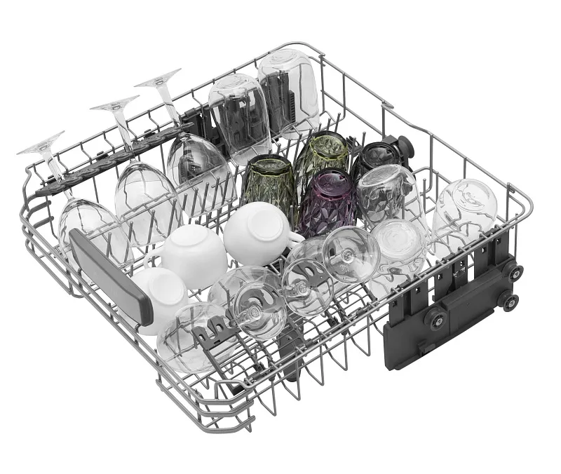 Посудомоечная машина встраиваемая с инвертором MEFERI MDW6093 LUXE 60 см, 16 комплектов посуды, 6 программ, автооткрывание, аквастоп, луч на полу, внутренняя подсветка, половинная загрузка, отсрочка