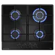 Варочная панель газовая MEFERI MGH604BK GLASS POWER Варочная панель газовая MEFERI MGH604BK GLASS POWER